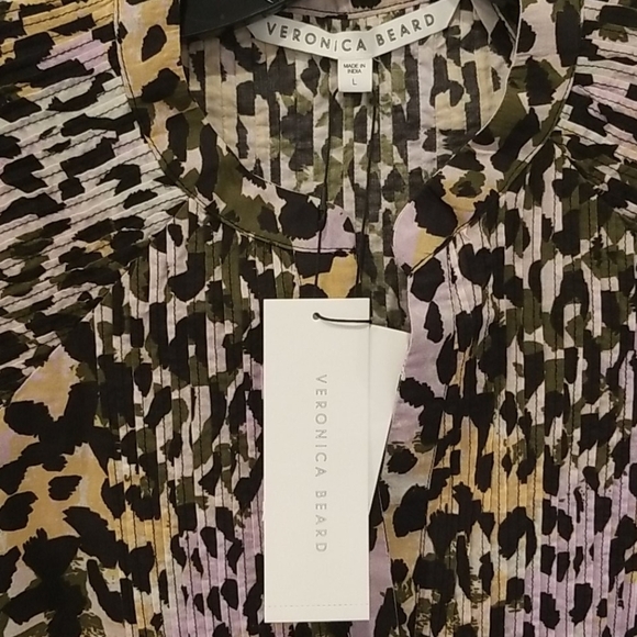 💕VERONICA BEARD💕 Marieta Leopard Cover-Up Dress - Picture 12 of 12